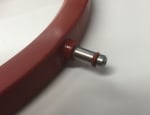 6mm steel push in stem for Silicone Inflatable seal