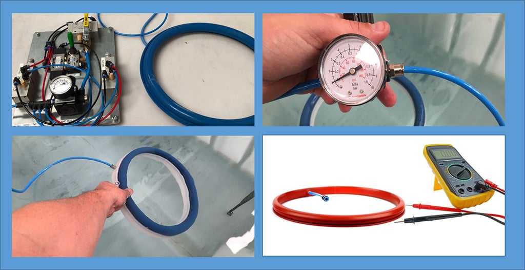 Inflatable seal testing